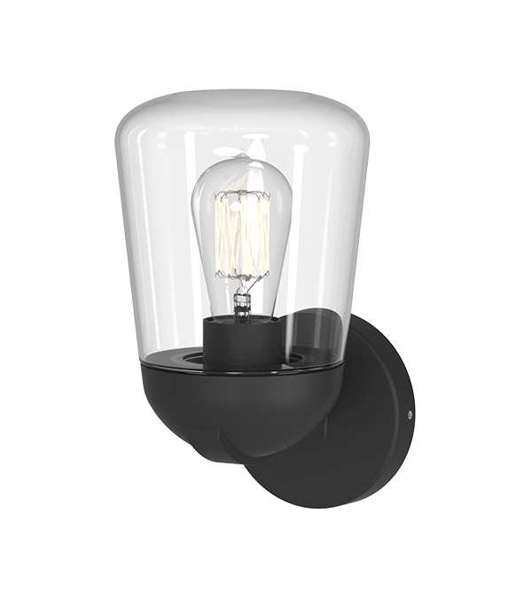 Nástěnná lampa s plochým skleněným krytem HR60112 Nástěnná lampa s plochým skleněným krytem HR60112