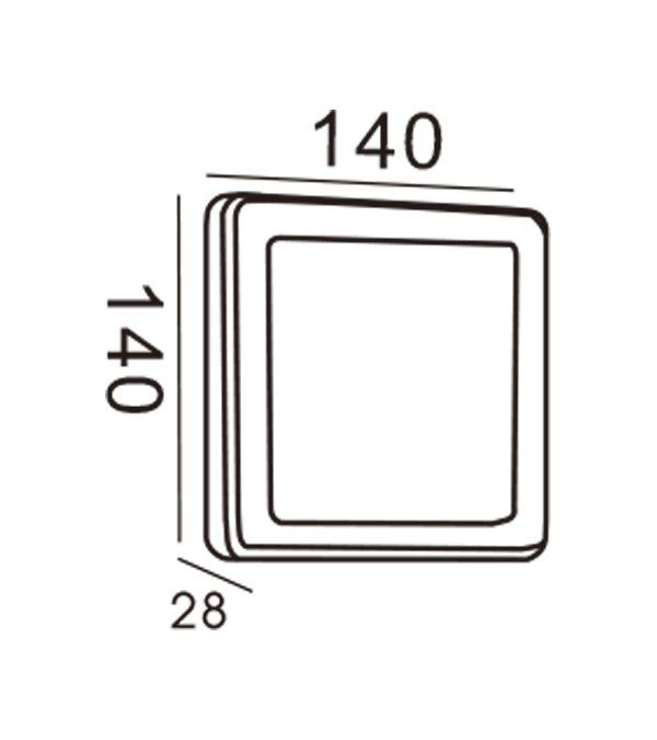 Apple Wall Light-Rectangle HR20012 Apple Wall Light-Rectangle HR20012