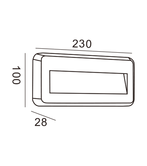 Apple Wall Light-Rectangle HR20021 Apple Wall Light-Rectangle HR20021