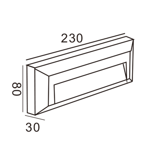 Apple Wall Light-Rectangle HR20041 Apple Wall Light-Rectangle HR20041