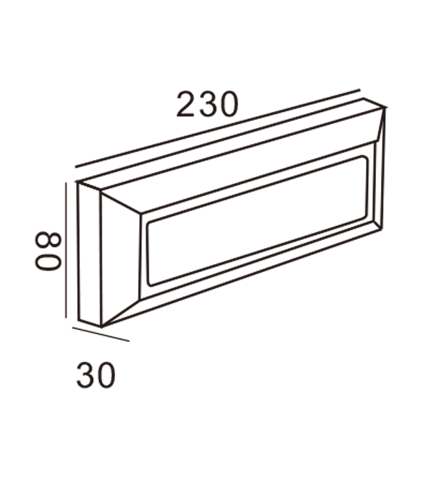 Apple Wall Light-Rectangle HR20042 Apple Wall Light-Rectangle HR20042