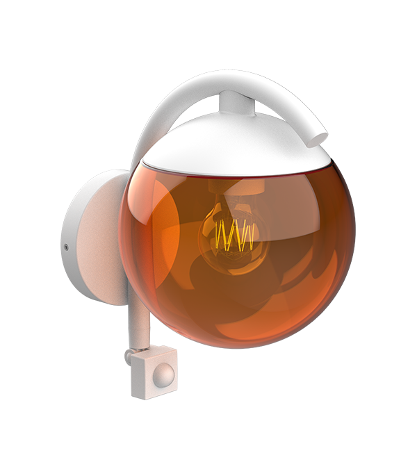 Indukční nástěnná lampa Parrot Bend Round Glass HR60671S Indukční nástěnná lampa Parrot Bend Round Glass HR60671S