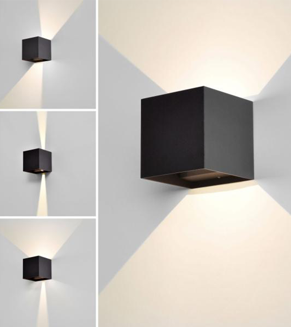 100 čtvercové LED obousměrné stmívatelné nástěnné svítidlo HR60432-LED 100 čtvercové LED obousměrné stmívatelné nástěnné svítidlo HR60432-LED