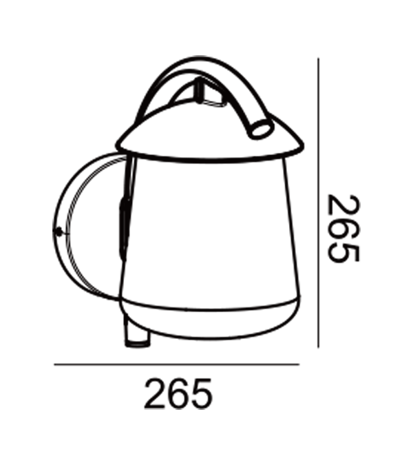 Nástěnné svítidlo Parrot Bend Flat Top Glass HR60673 Nástěnné svítidlo Parrot Bend Flat Top Glass HR60673