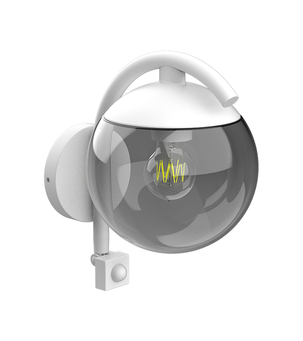 Indukční nástěnná lampa Parrot Bend Round Glass HR60671S Indukční nástěnná lampa Parrot Bend Round Glass HR60671S