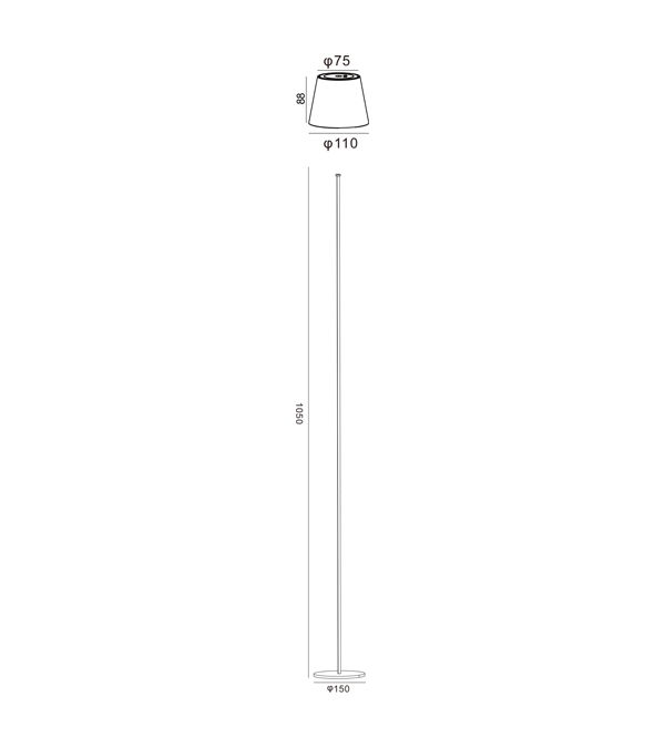 1130 Dobíjecí lampa se stínidlem HR95043-1130 1130 Dobíjecí lampa se stínidlem HR95043-1130