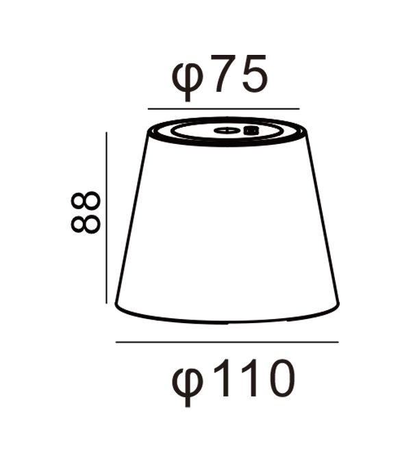 Dobíjecí lampa stínidla HR95041 Dobíjecí lampa stínidla HR95041