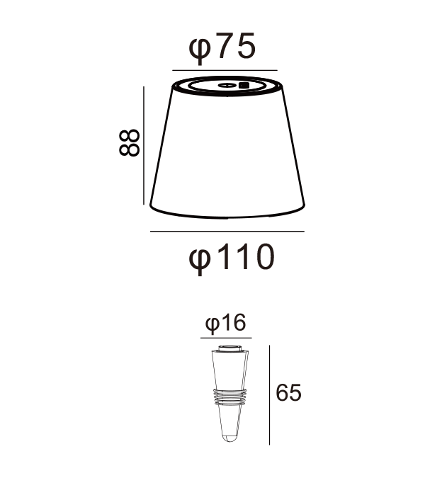 Stolní lampa na nabíjení lahví vína se stínidlem HR95045 Stolní lampa na nabíjení lahví vína se stínidlem HR95045