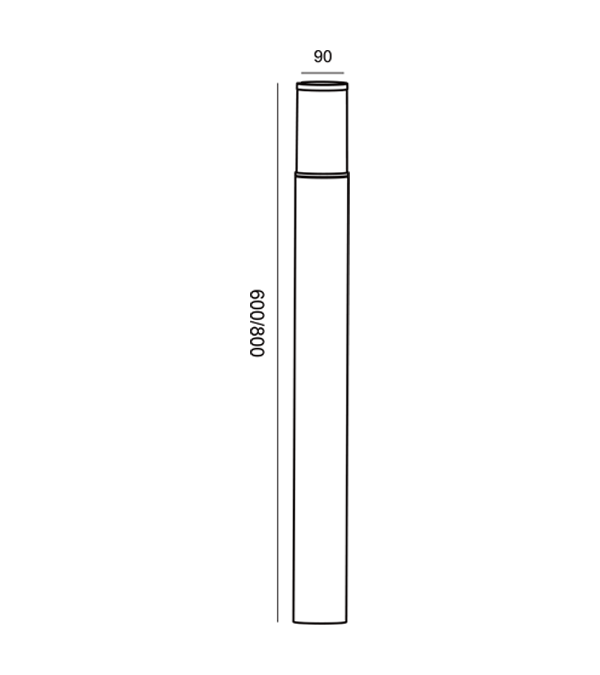 Zahradní svítidlo do malého pasu LED HR60733-600 Zahradní svítidlo do malého pasu LED HR60733-600